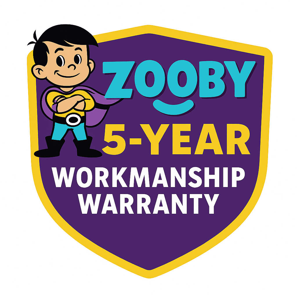 Zooby 5-Year Warranty badge