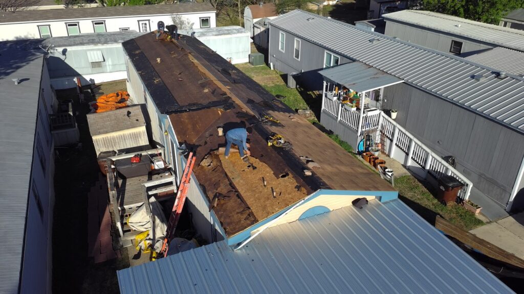 Roof before replacement - Cupit residence San Antonio