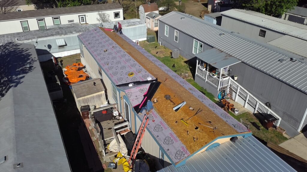 ProArmor synthetic underlayment installed during Cupit roof replacement