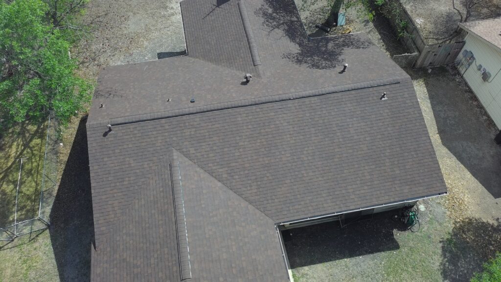 Completed roof replacement on Gelatt residence in San Antonio by Zooby