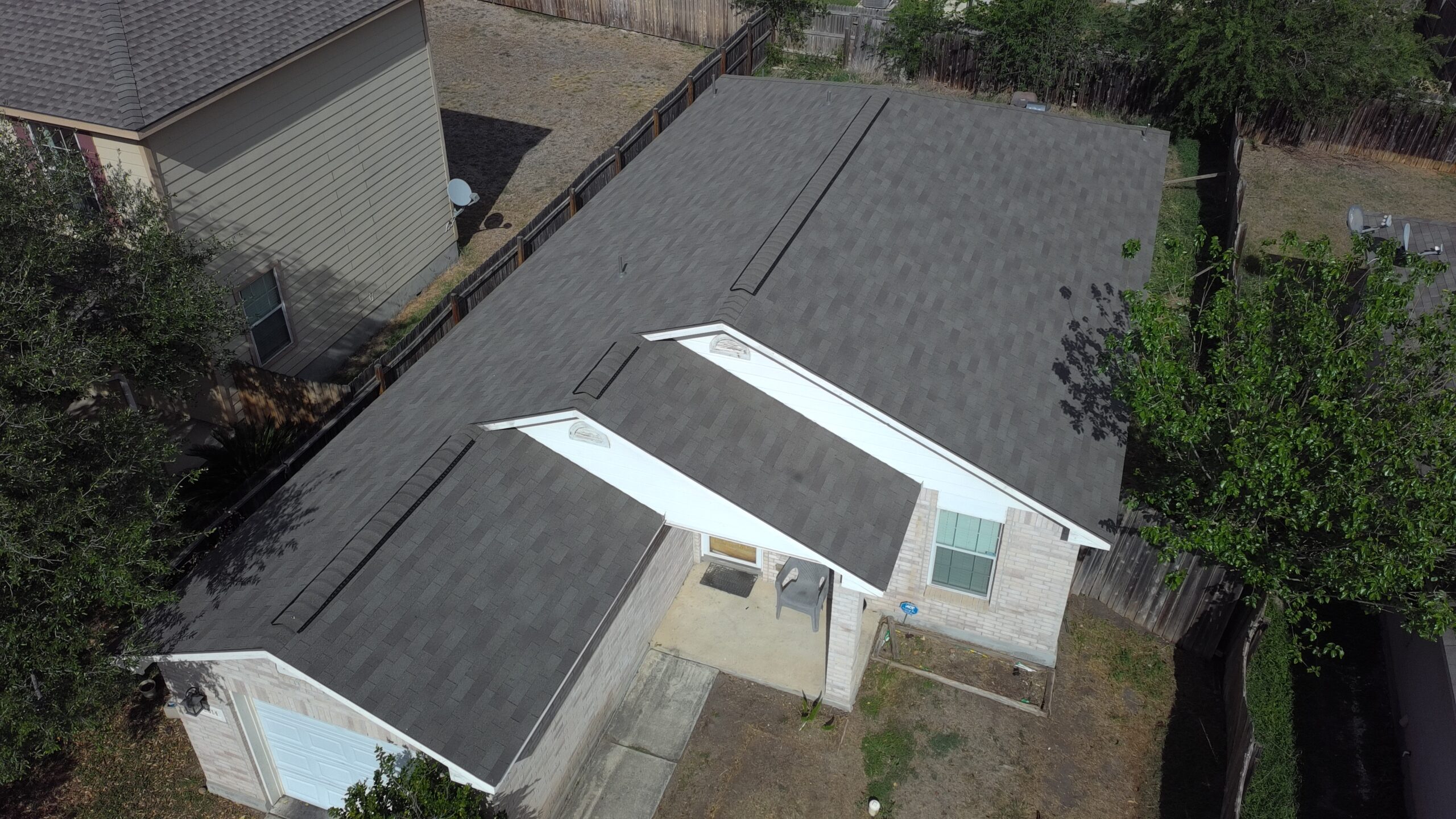 Finished Zooby roof — Lineberger residence showcase job