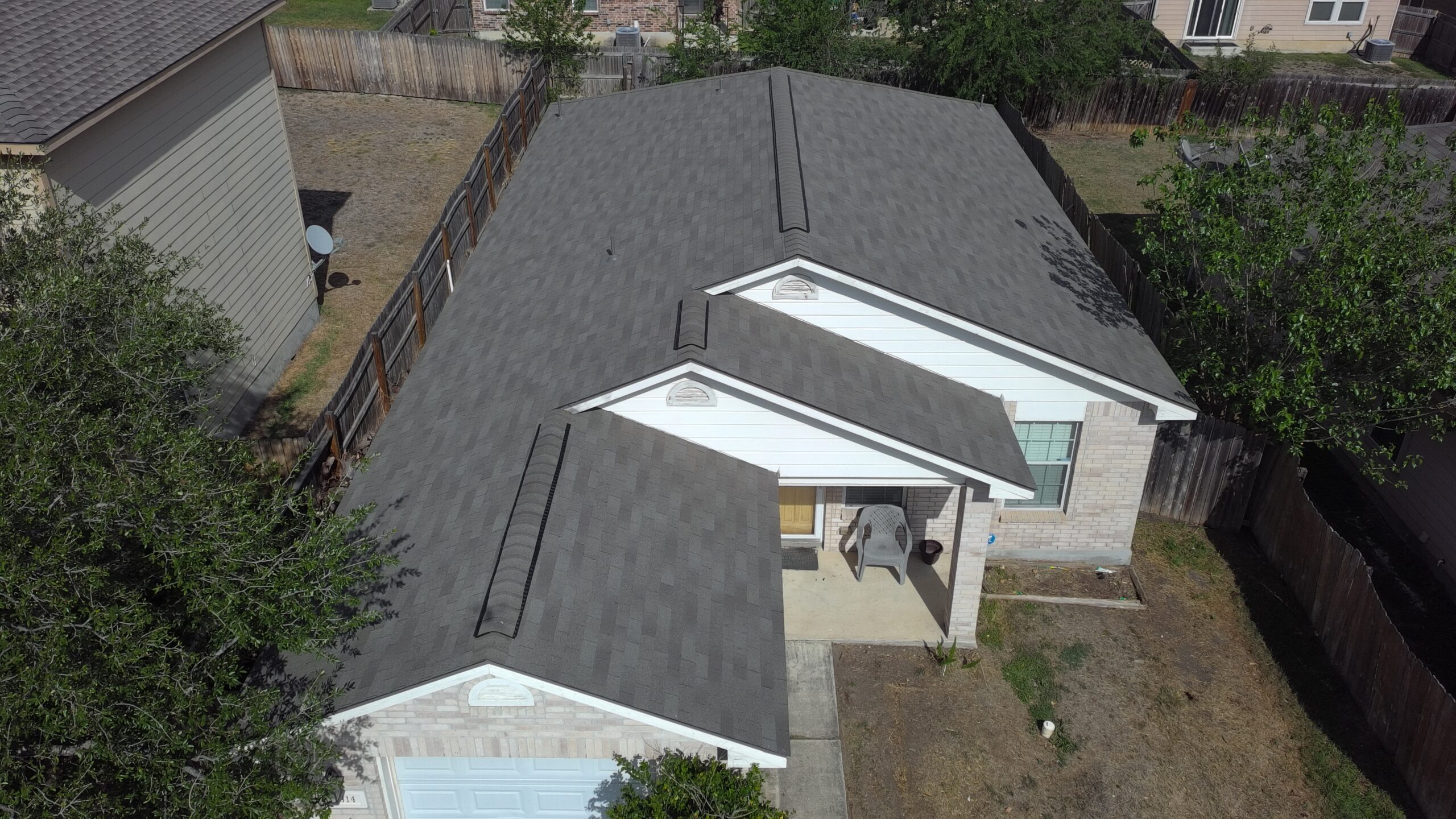 Finished Zooby roof on a San Antonio home