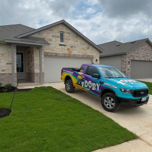 Reliable Home Maintenance Services in Alamo Ranch Branded Company Vehicle Home maintenance service van in Alamo Ranch neighborhood, representing local handyman services