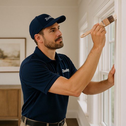 Terrell Hills Home Services – Trim and Maintenance (3) – Copy Zooby technician prepared for scheduled home maintenance service in Terrell Hills